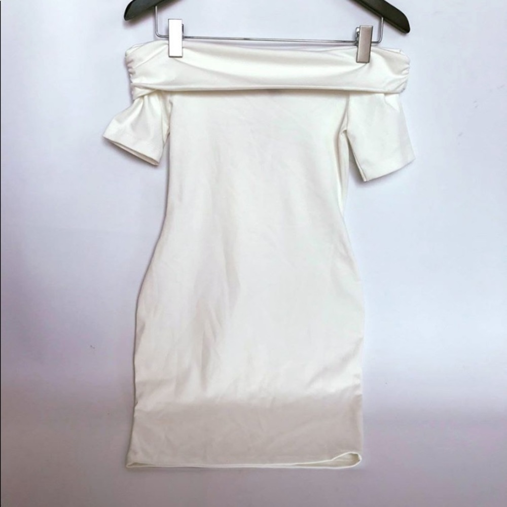 ASOS White Off shoulder dress